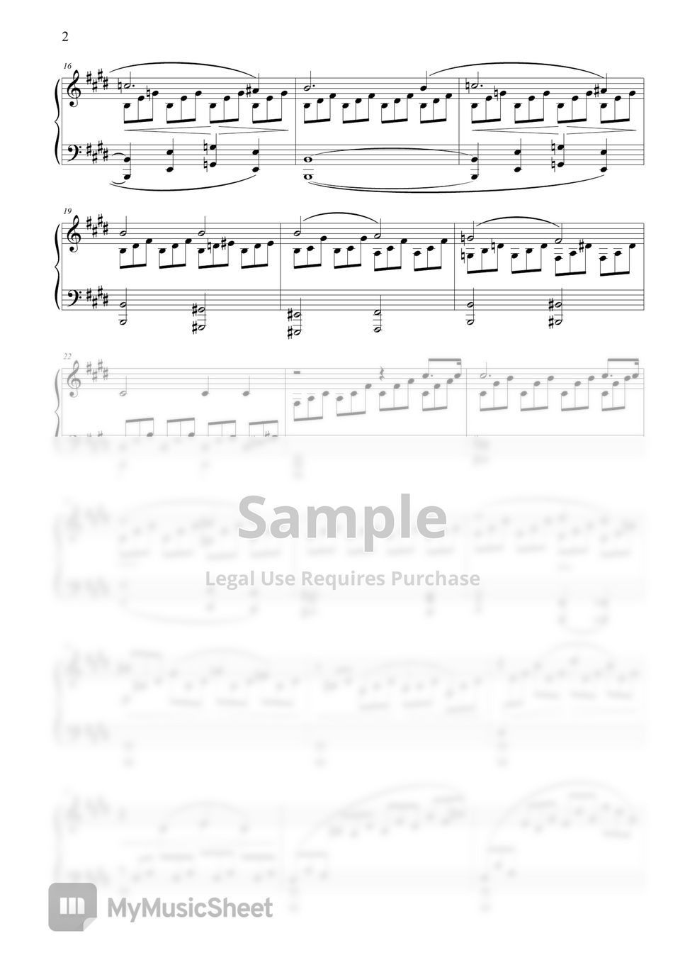 L. v. Beethoven - Sonata Moonlight by MyMusicSheet Official