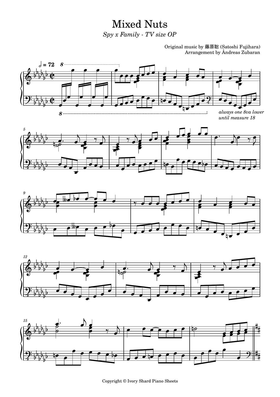 SPY X FAMILY Mixed Nuts Sheet by Ândreas Zubaran