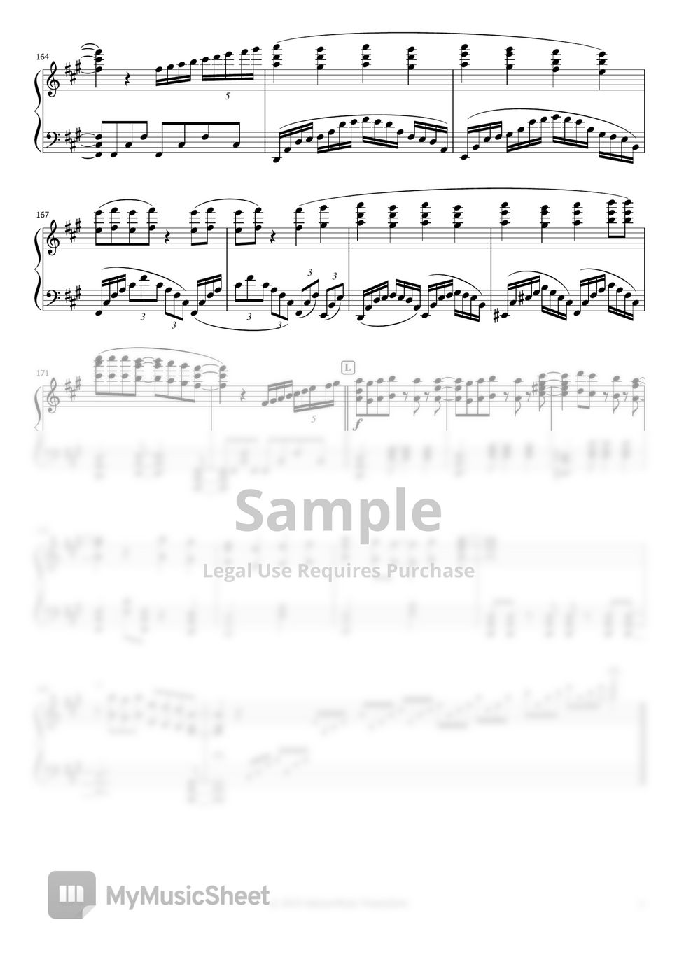Hikaru Nara - Your Lie In April OP by Goosehouse Sheet music for Piano  (Solo) Easy