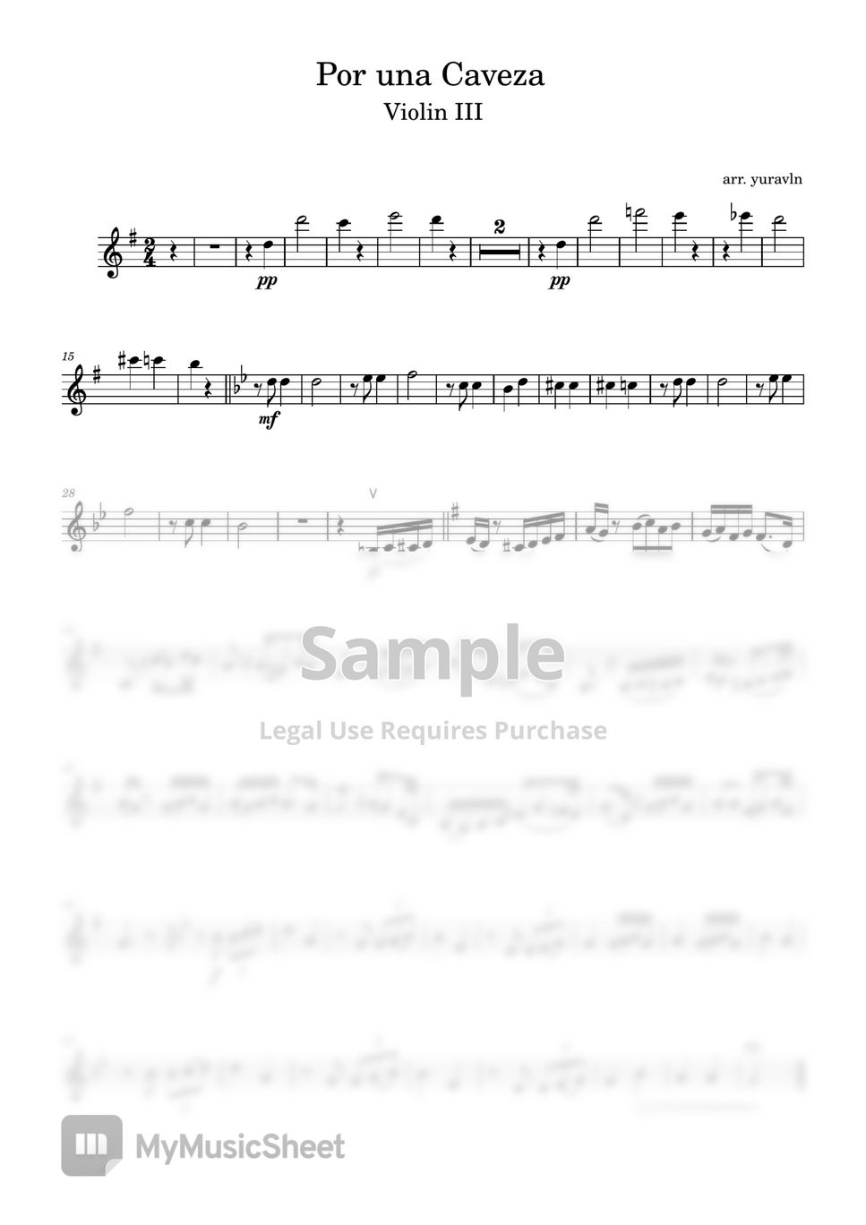 Carlos gardel por una caveza scent of a woman ost sheets by yuravln