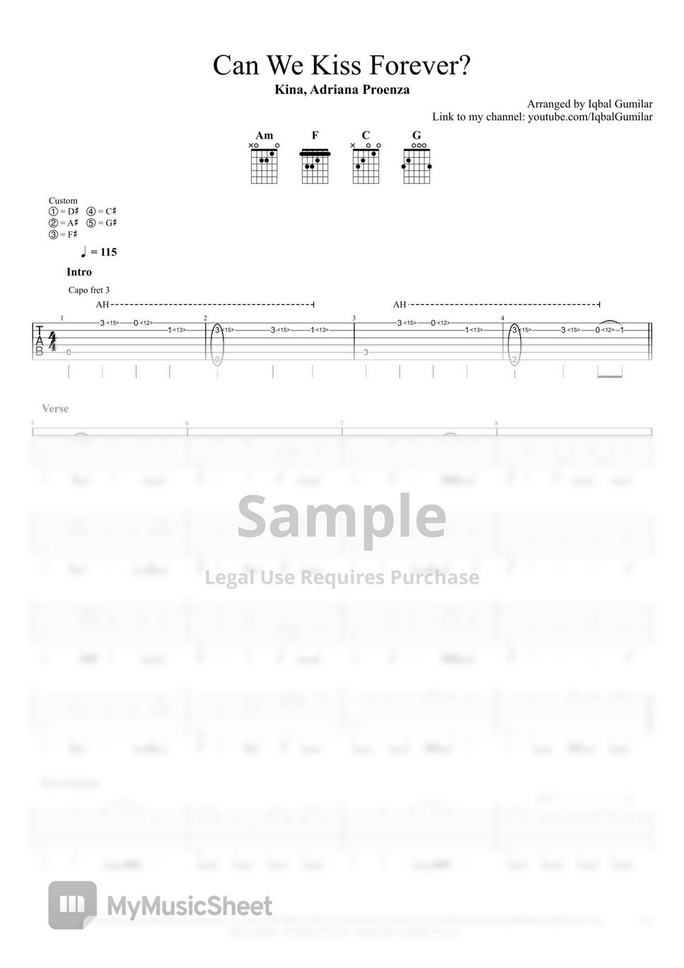 Kina, Adriana Proenza Can We Kiss Forever? Sheets by Iqbal Gumilar