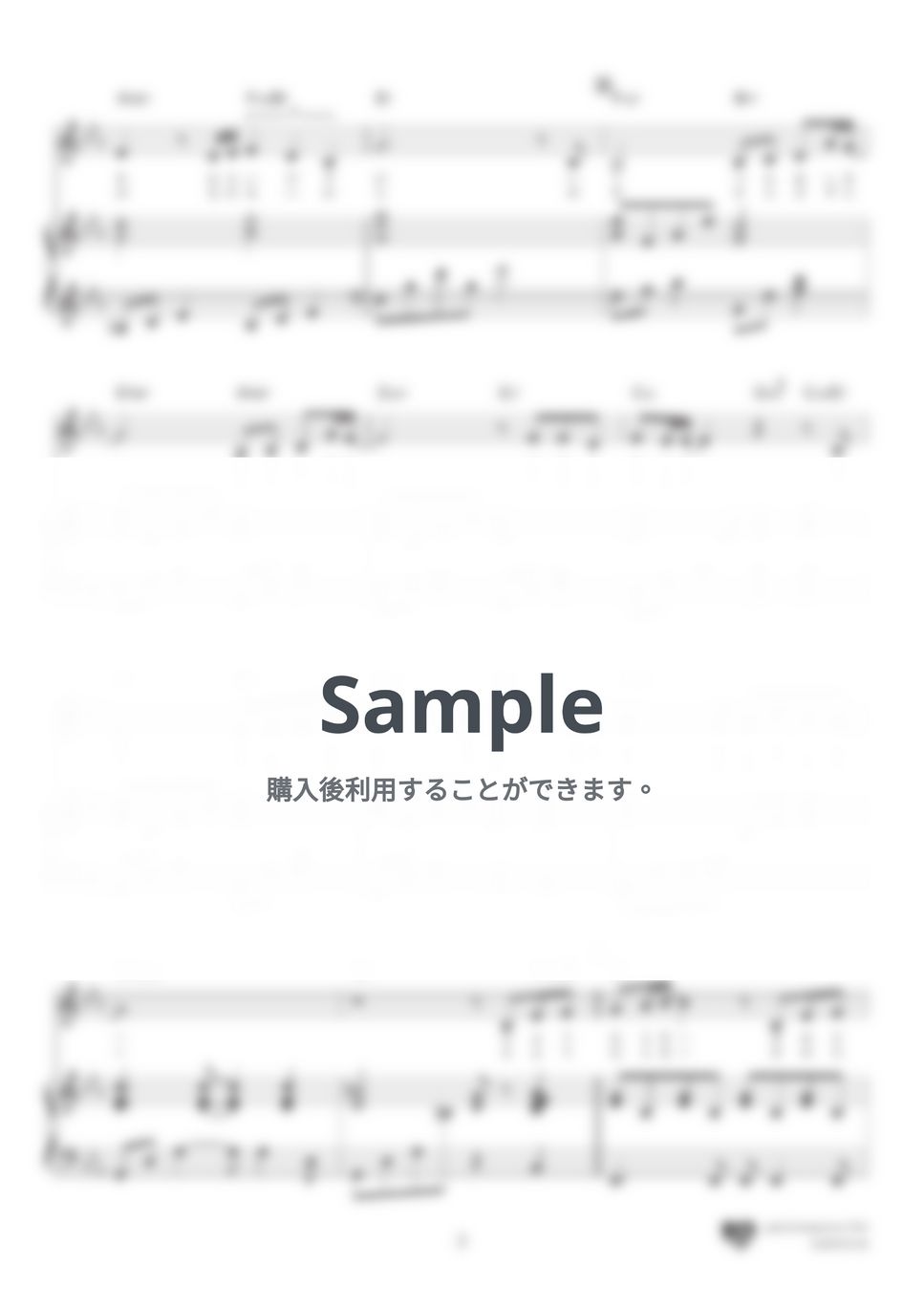 辛島 美登里 - サイレント・イヴ (TBS系ドラマ『クリスマス・イブ』主題歌) by 楽譜仕事人_高橋美夕己
