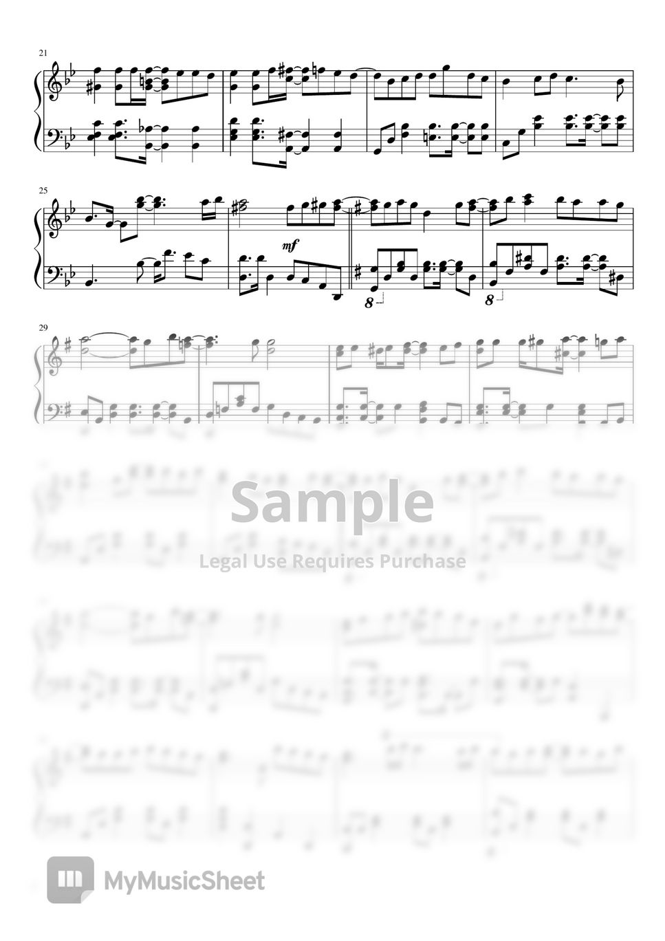 Official HIGE DANdism Mixed Nuts Ballad Version (Spy x Family) نوتة