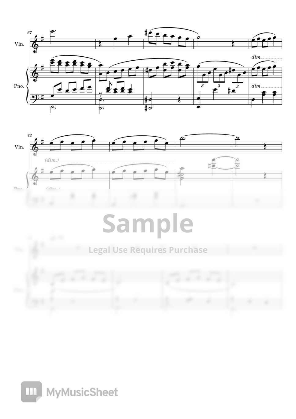 Mia and Sebastian's Theme - La La Land for Violin and Piano by Peach Rattanathumawat | Bloom Trio