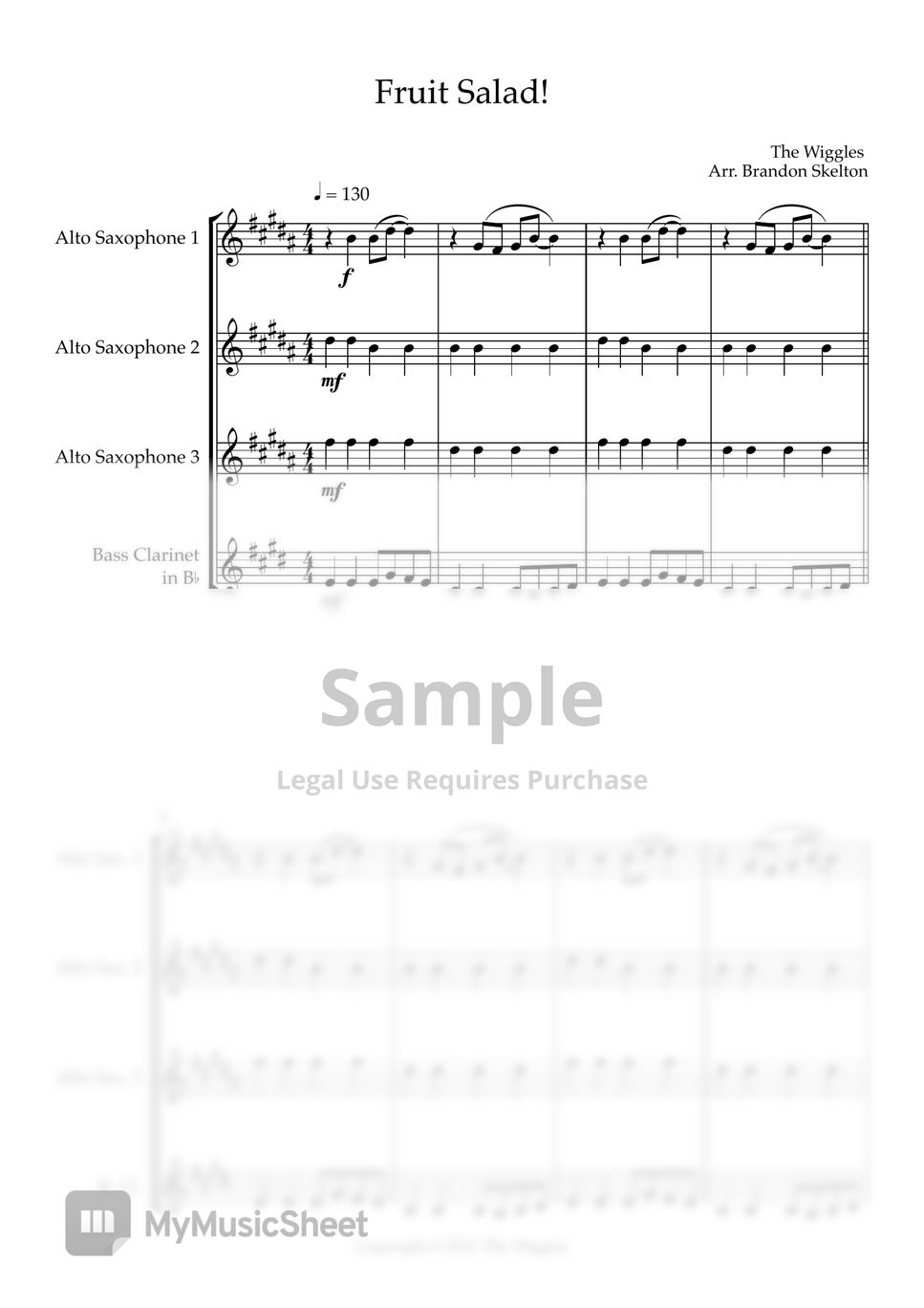 the-wiggles-fruit-salad-full-score-sheets-by-brandon-skelton