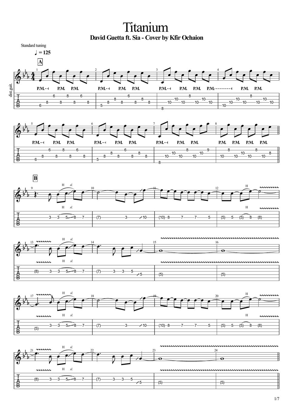 David Guetta & Sia Titanium Sheets by Kfir Ochaion