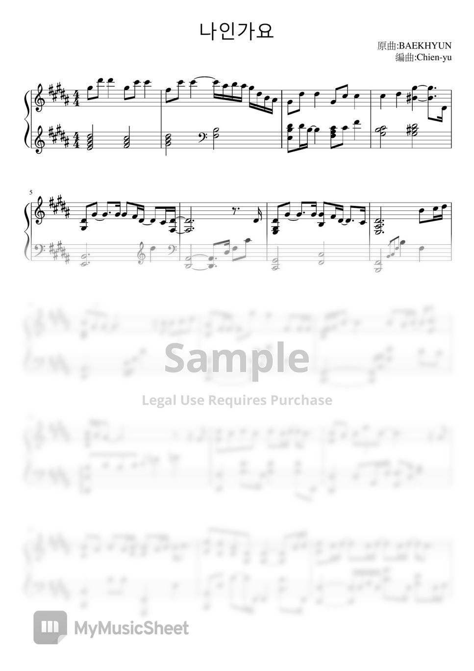 BAEKHYUN - Is it me? by Chien-yu