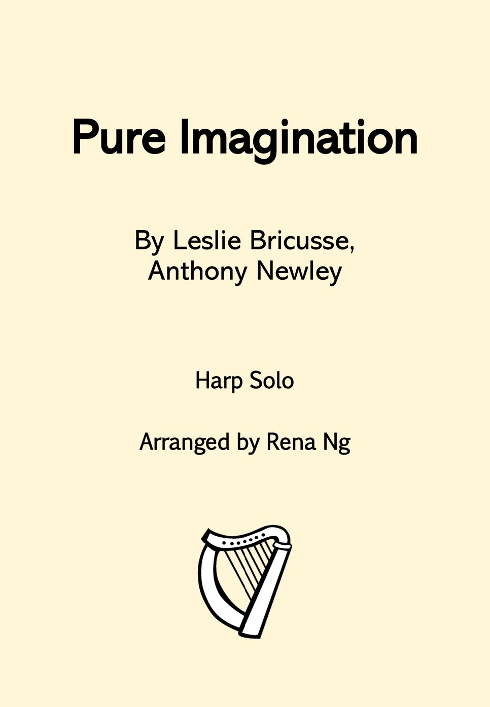 Glee Cast - Pure Imagination (Harp Solo) - Intermediate by Harp With Me