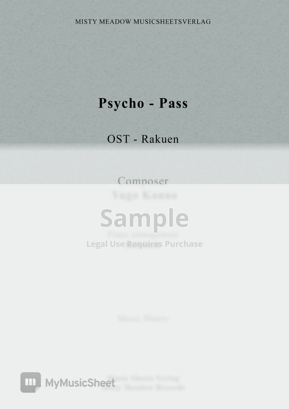 Yugo Kanno - PSYCHO-PASS OST - Rakuen by Rolelush