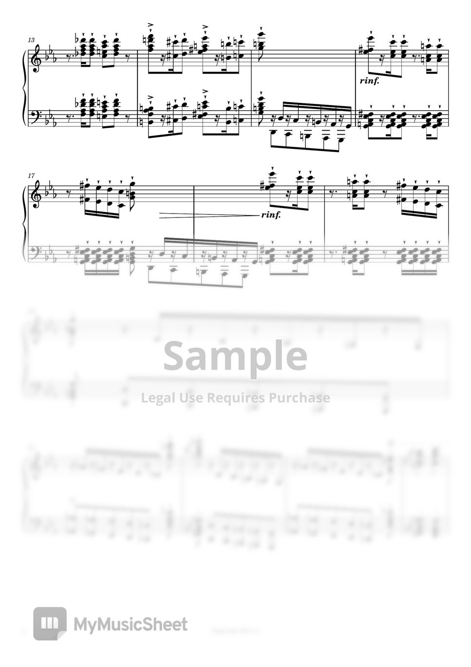 Franz Liszt - Transcendental Etude no.8 Wilde Jage by Piano Suit