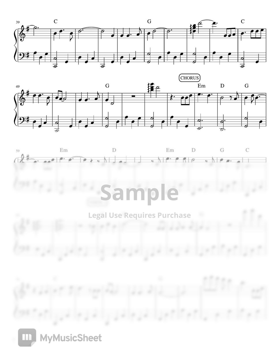 Ben&Ben - Susi (piano sheet music) by Mel's Music Corner