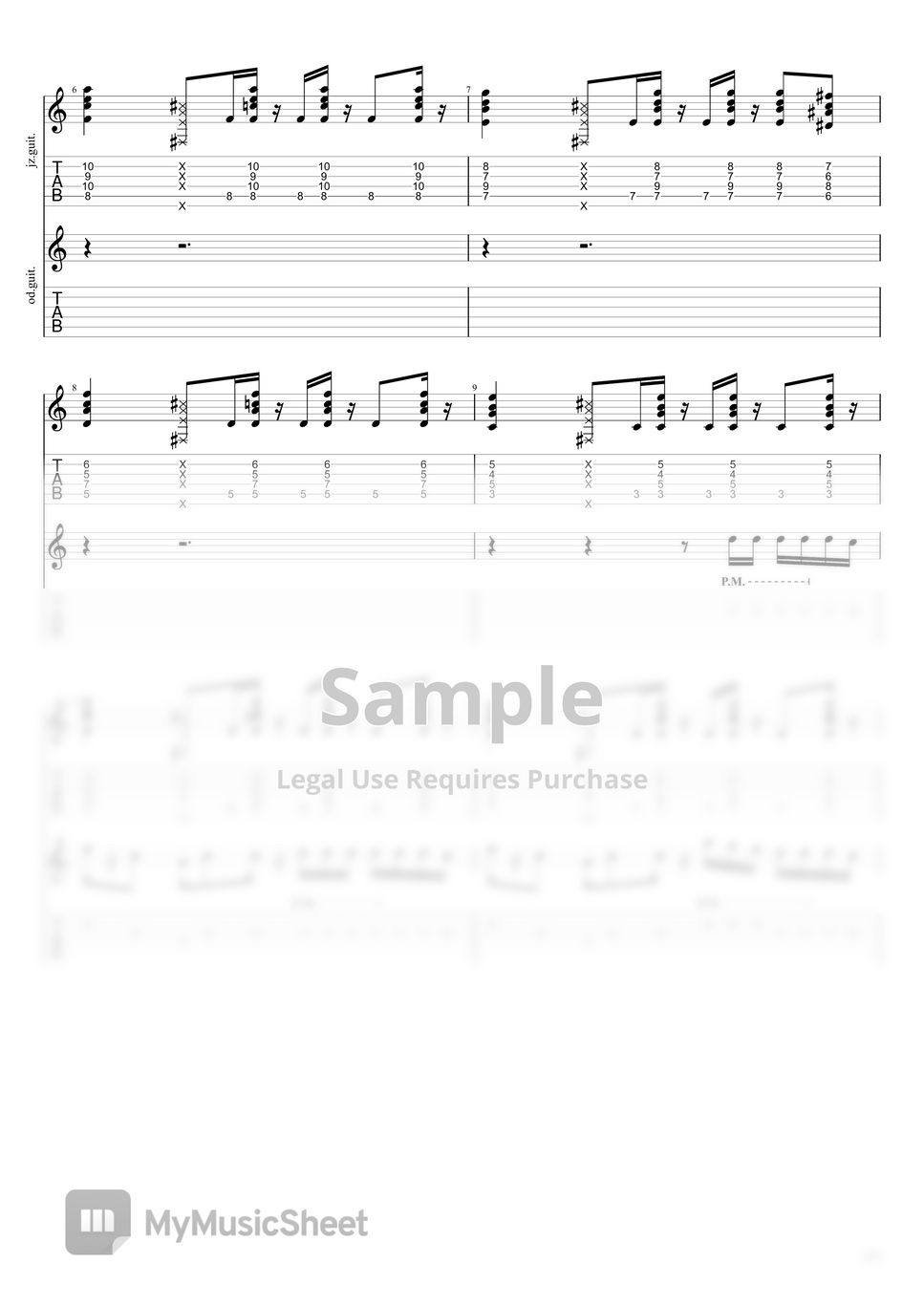 Justin Bieber Peaches 악보 by Melpomene_chan