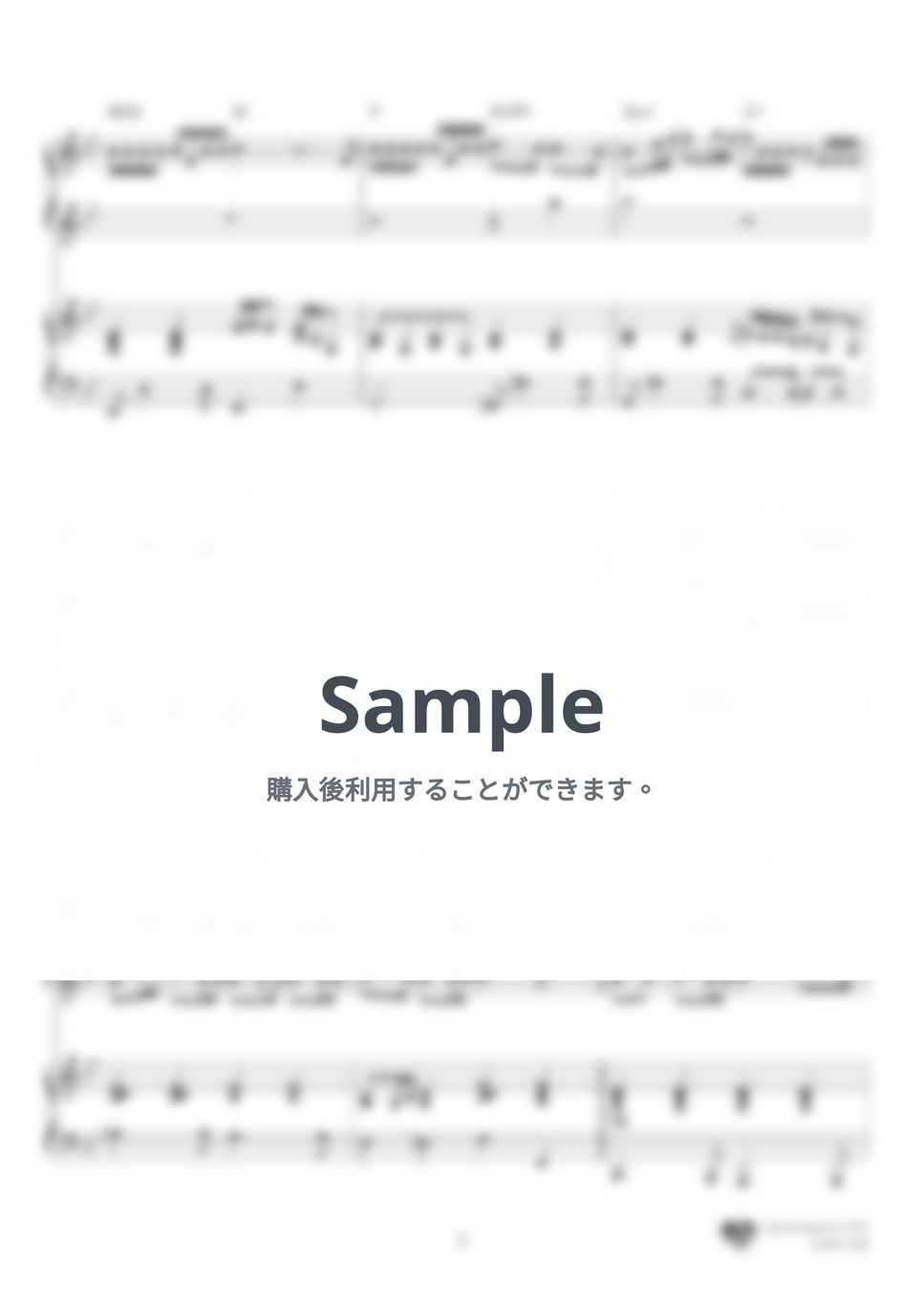 Mrs. GREEN APPLE - ダーリン (NHK総合『Mrs. GREEN APPLE 18祭』テーマソング) by 楽譜仕事人_高橋美夕己