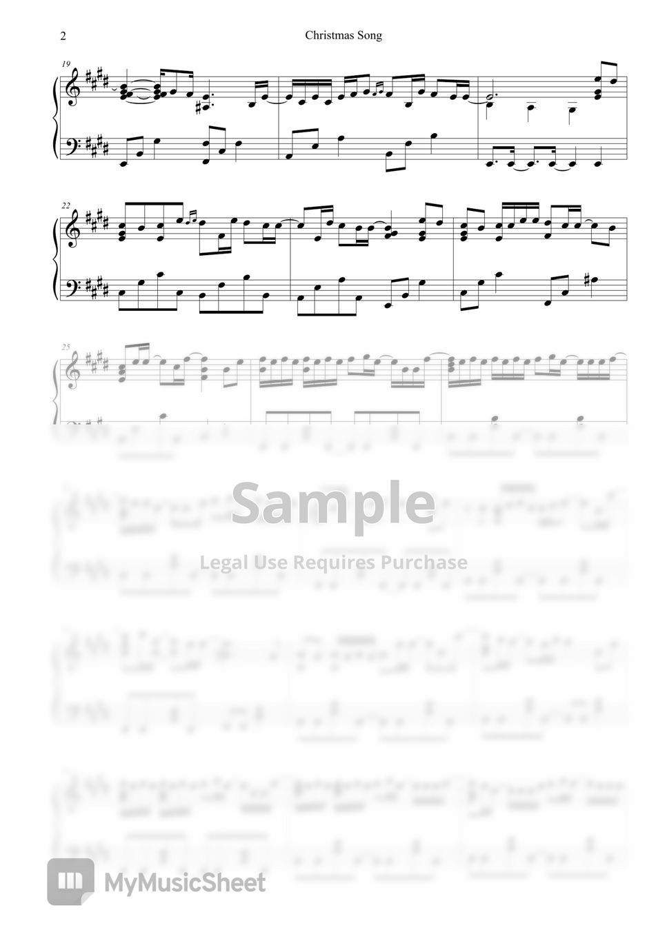 Back number christmas song by sora hong