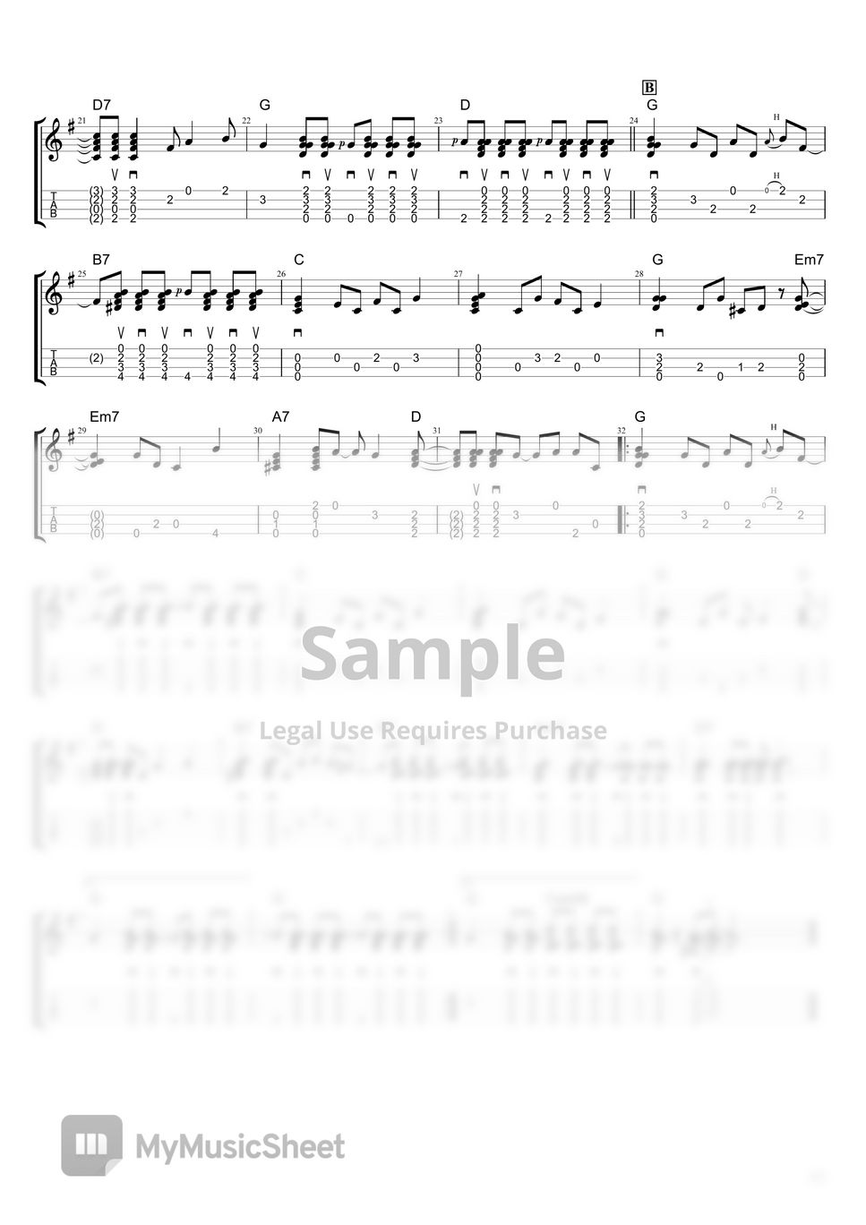 Carla Bruni Stand By Your Man (밥 잘 사주는 예쁜 누나 OST) Sheets by 우쿨소년