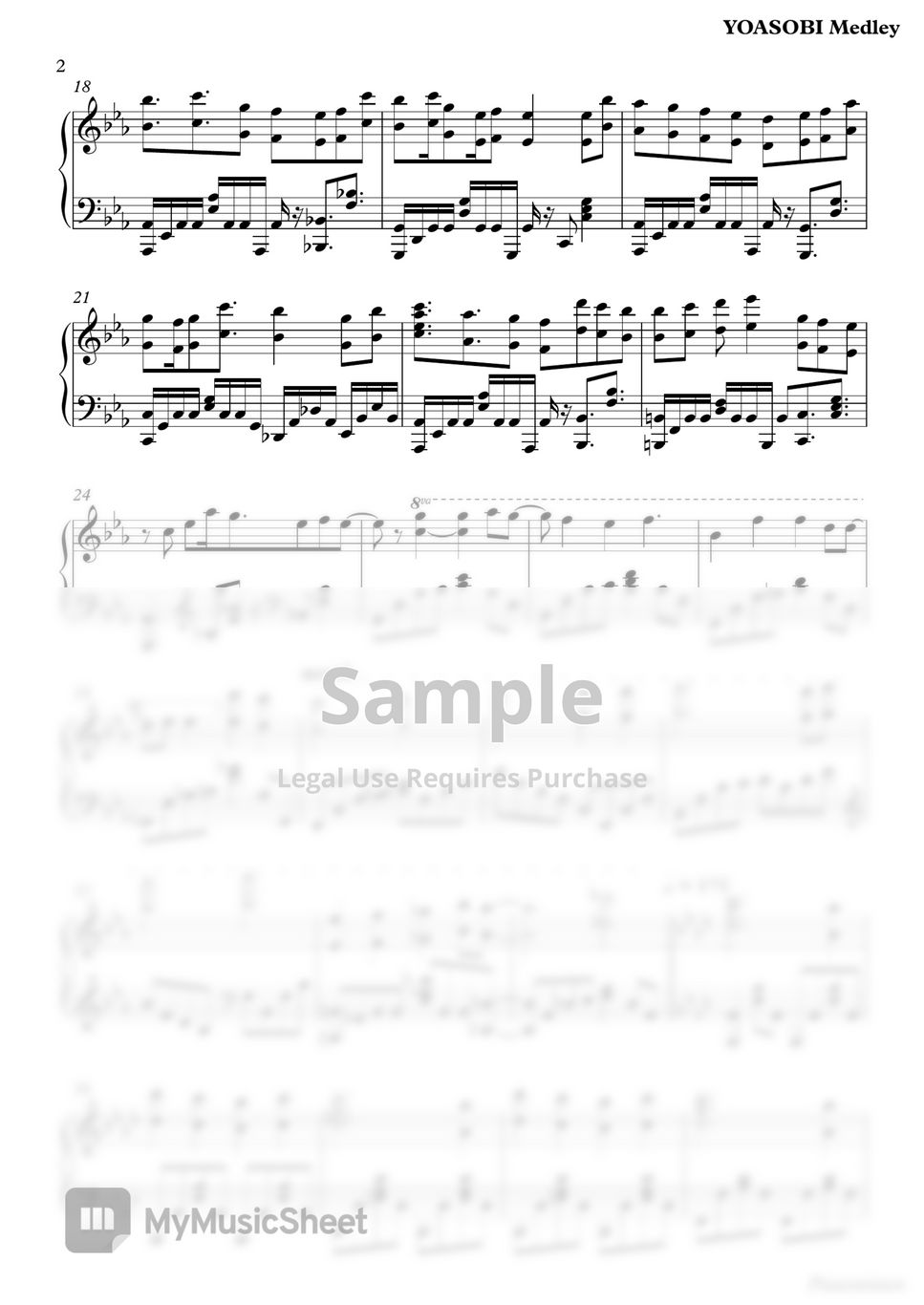 YOASOBI - YOASOBI 经典歌曲【钢琴组曲】 by Pianominion