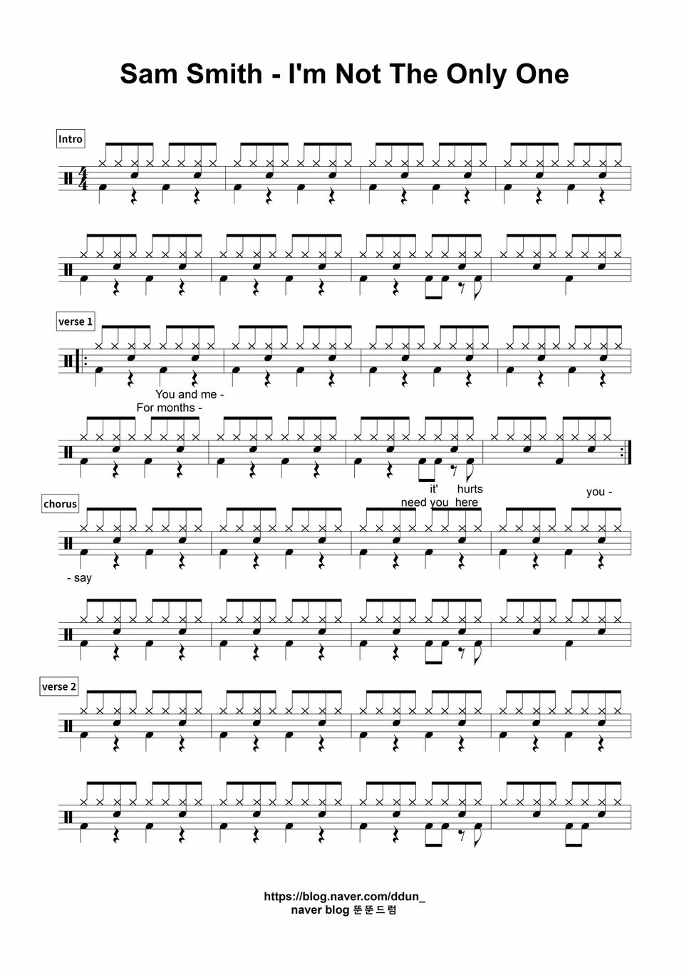 sam-smith-i-m-not-the-only-one-partitura-by-ddunddun