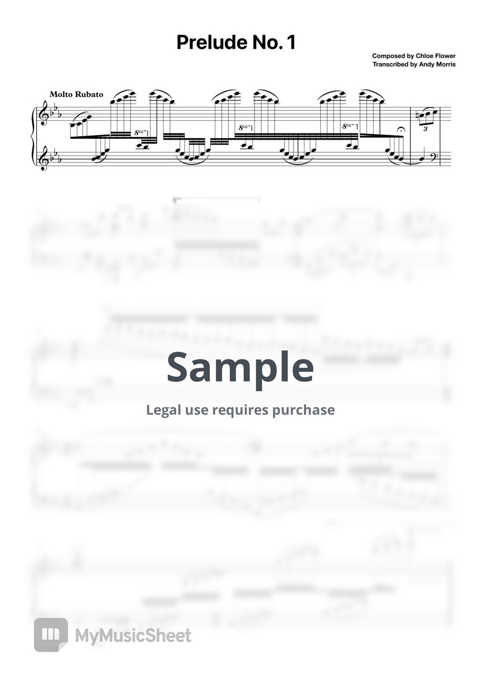 Chloe Flower Prelude No 1 Sheets By Andy Morris
