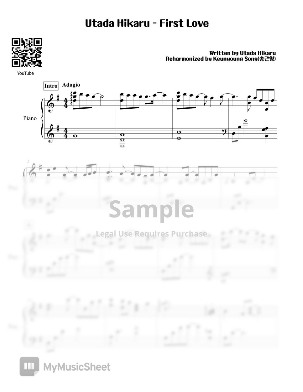 Various Artist - Pop Piano Collection 2(추억의 팝송 피아노 연주곡 모음 2) (10 Songs) by Keunyoung Song