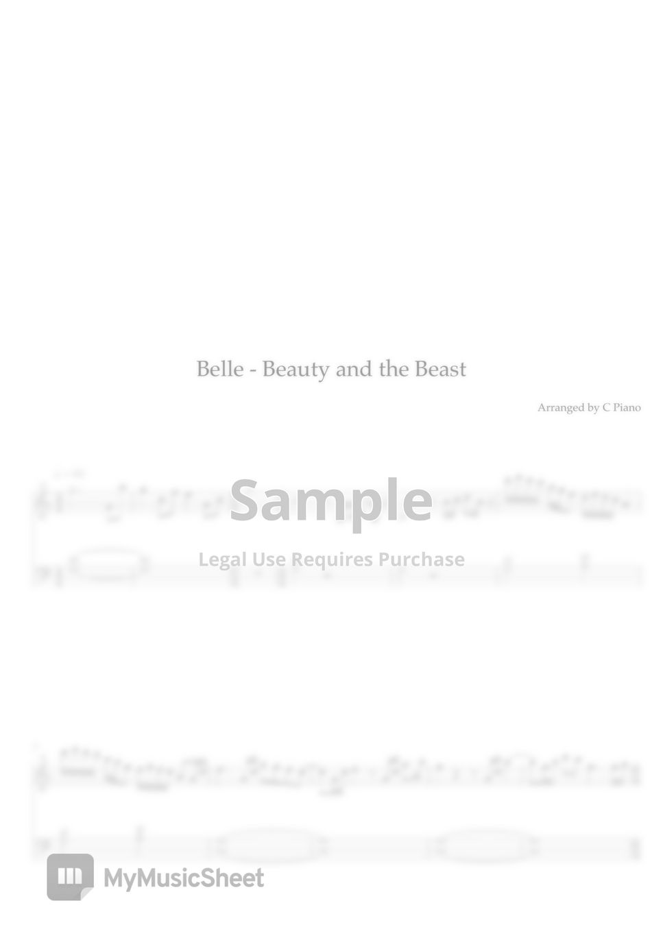 beauty-and-the-beast-belle-easy-version-sheets-by-c-piano