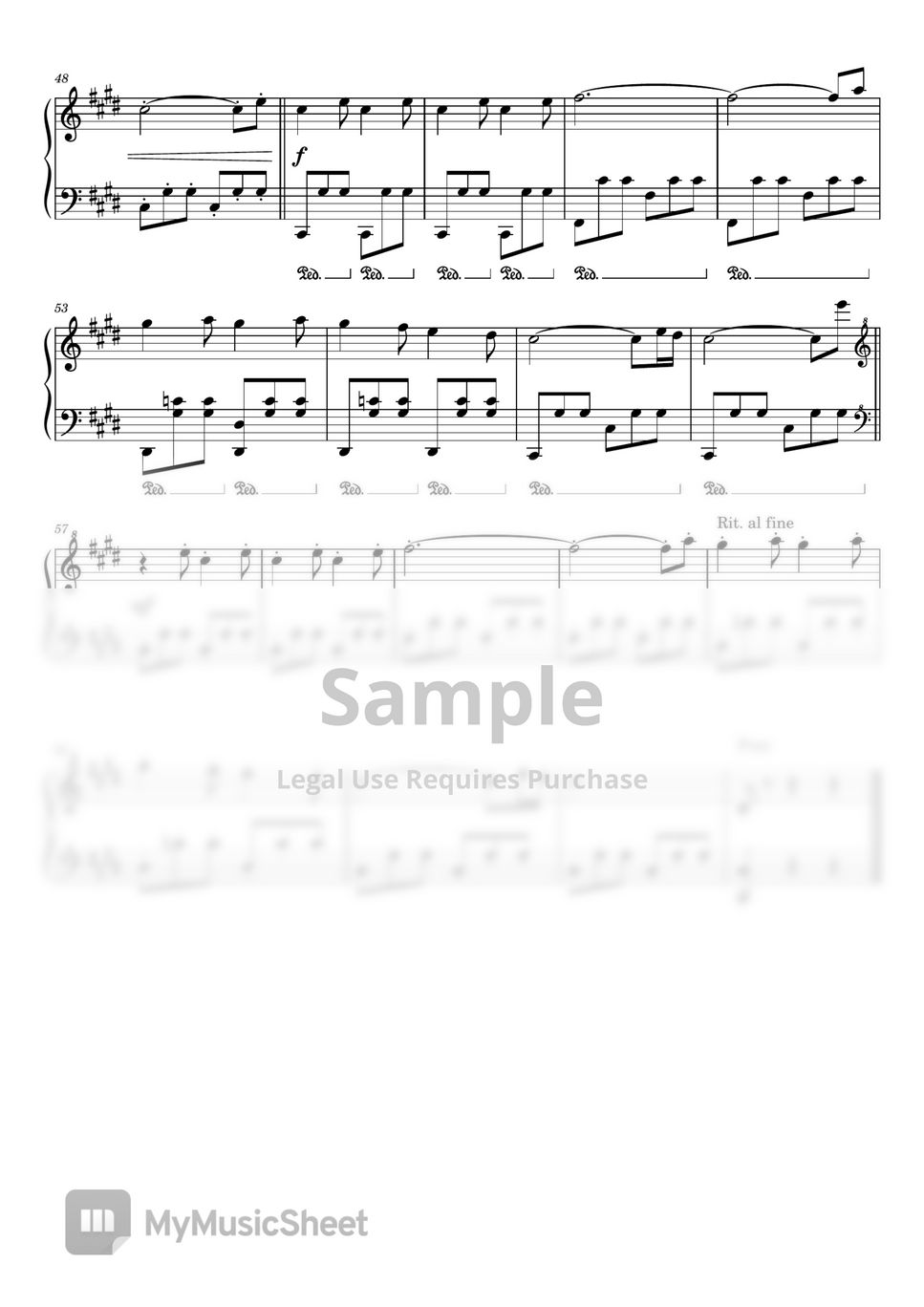 The vampire Waltz - Peter Gundry Piano Sheet Music 