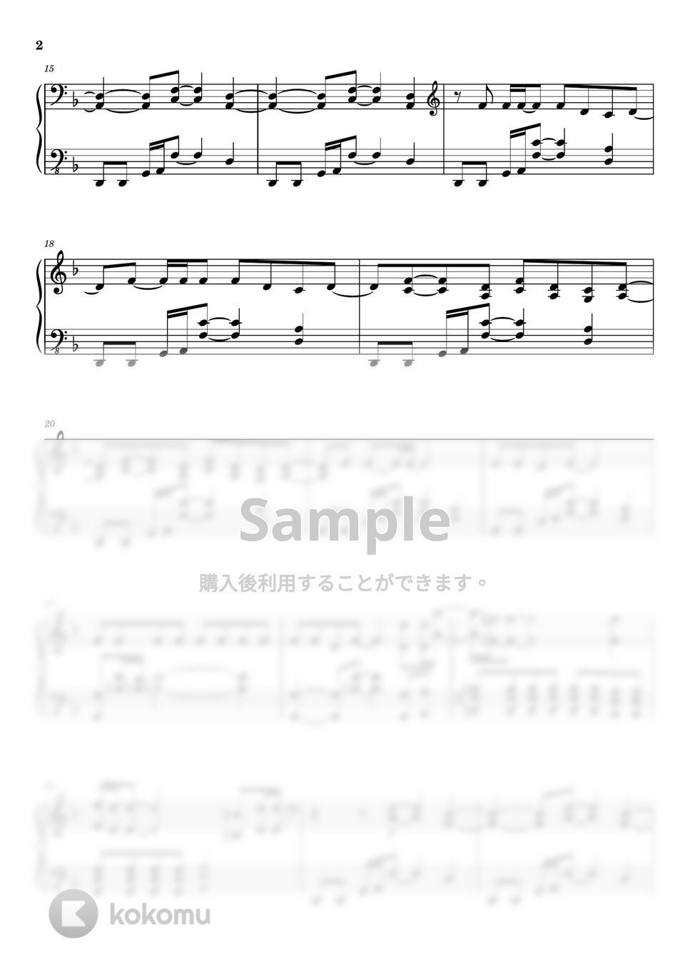 The Beatles - Come Together 楽譜 by Piano Go Life