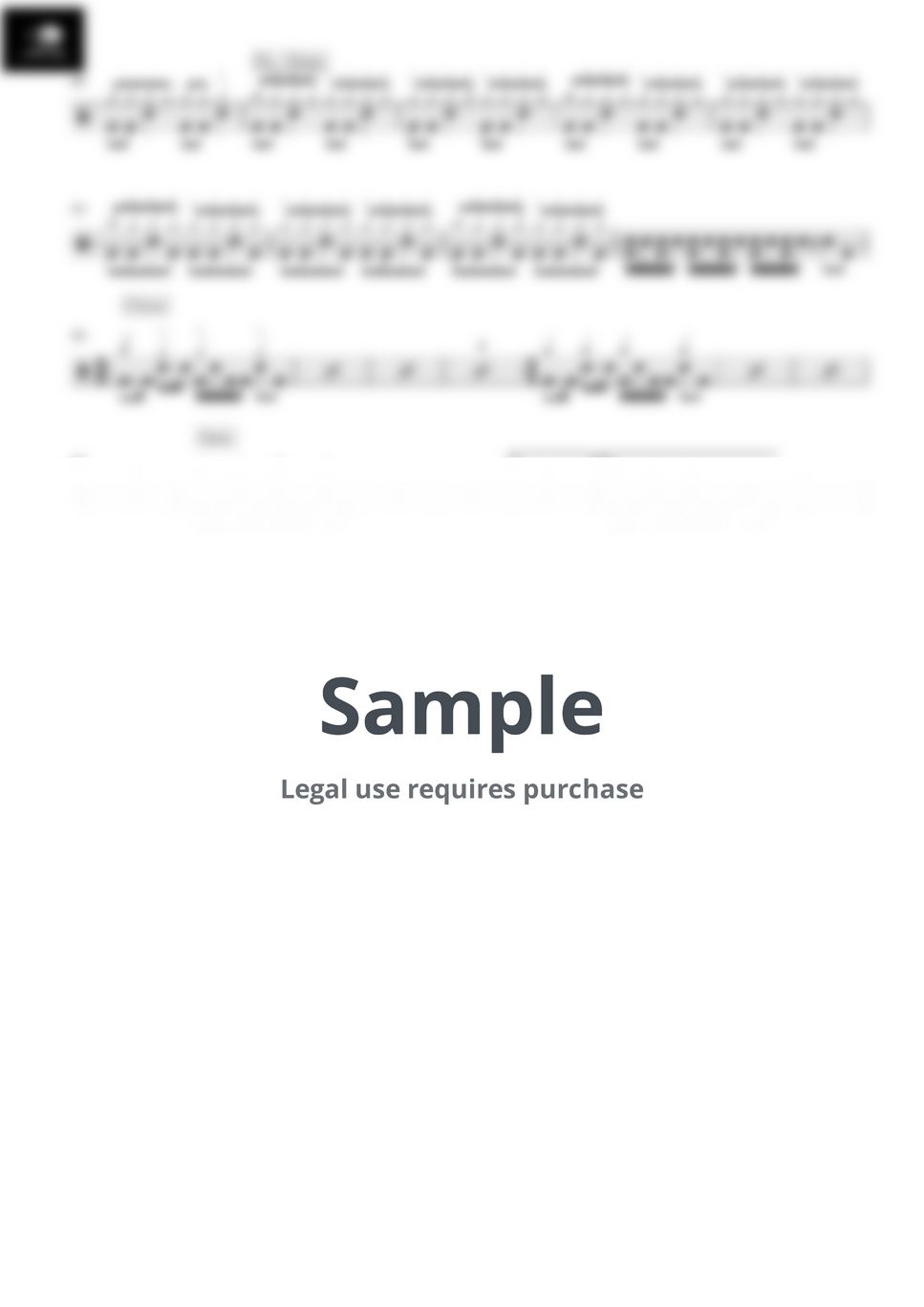 Nirvana - Smells Like Teen Spirit by Drum Transcription: Drum Sheet MX