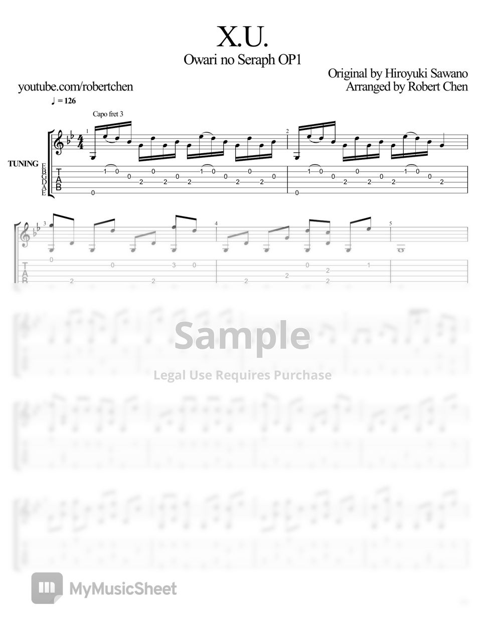 Hiroyuki Sawano Owari no Seraph (Seraph of the End) OP1 "X.U