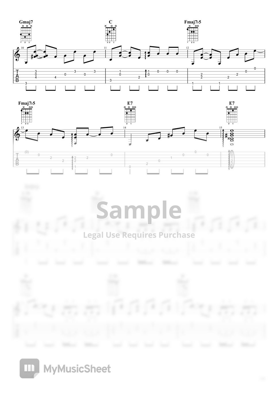 Roberta Flack Killing Me Softly With His Song Fingerstyle Guitar Tutorial TAB Sheets by Kai