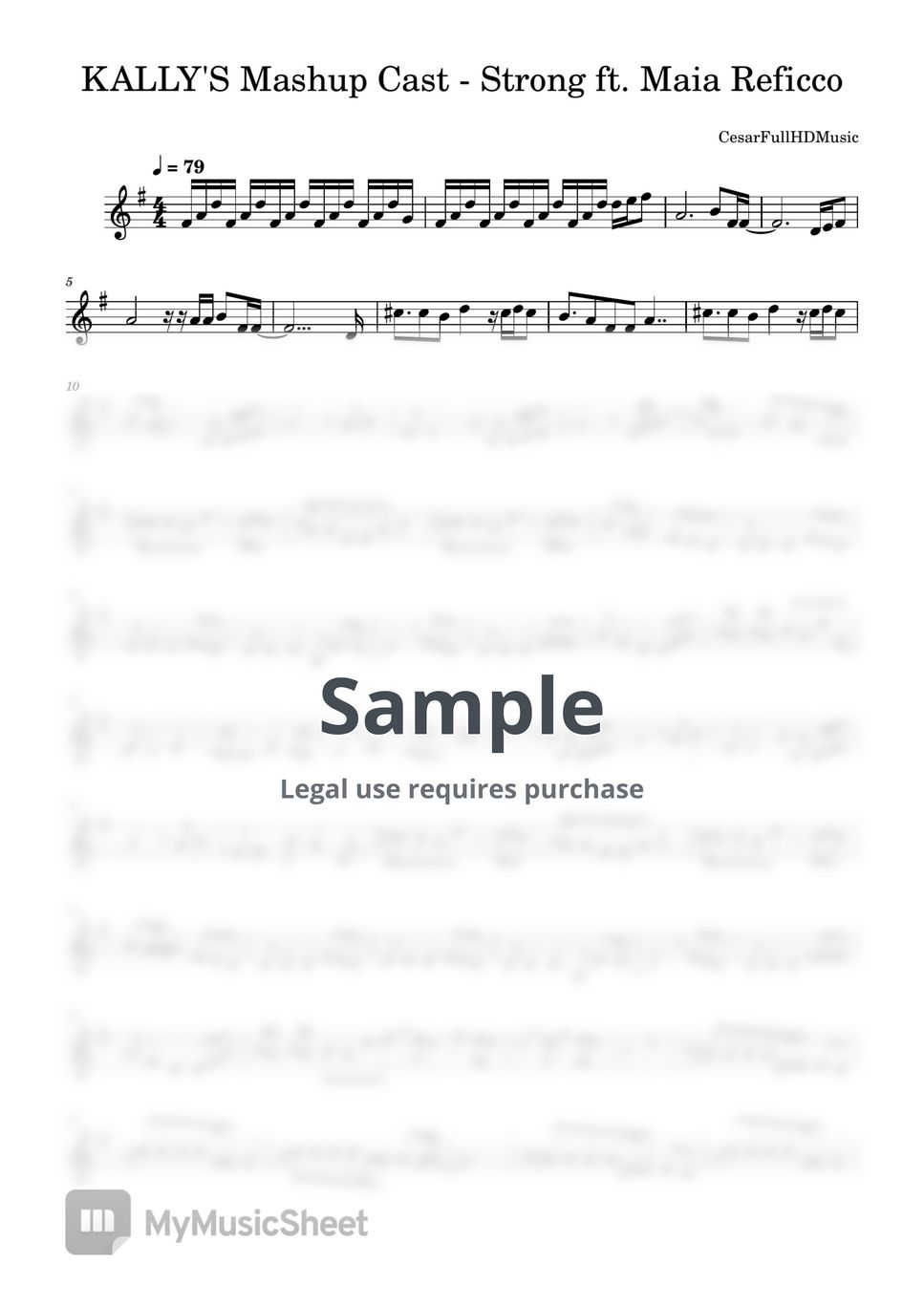 KALLY'S Mashup Cast ft. Maia Reficco - Strong