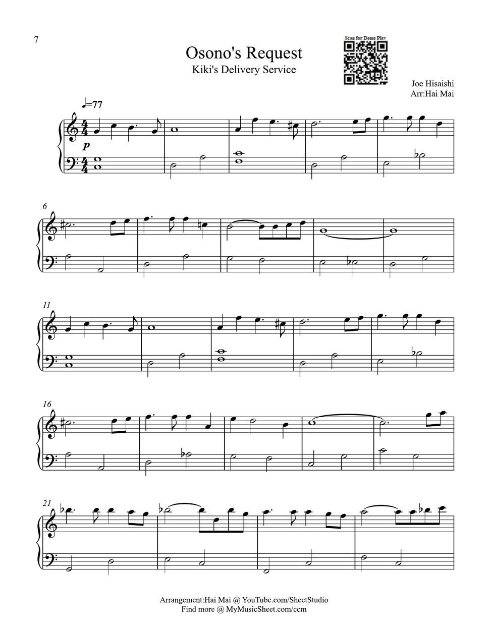 kiki-s-delivery-service-osono-s-request-for-piano-beginner-sheets