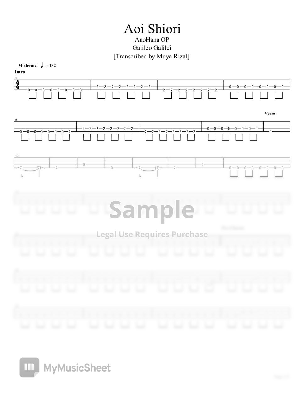 galileo-galilei-aoi-shiori-bass-tab-sheets-by-muya