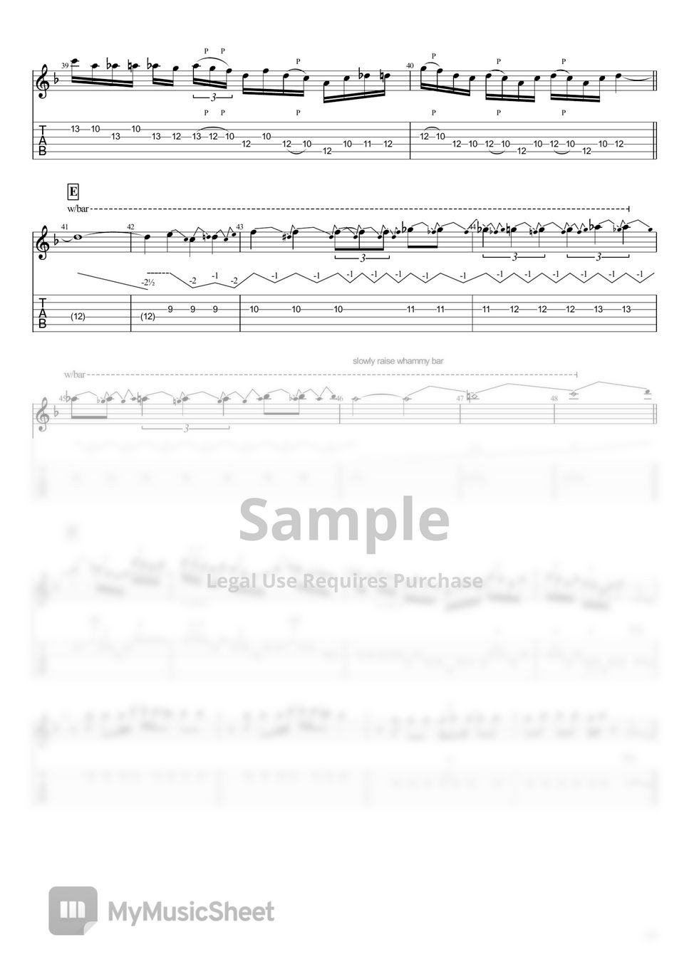 Harold Faltermeyer - Crazy Frog - Axel F Electric Guitar TAB PDF