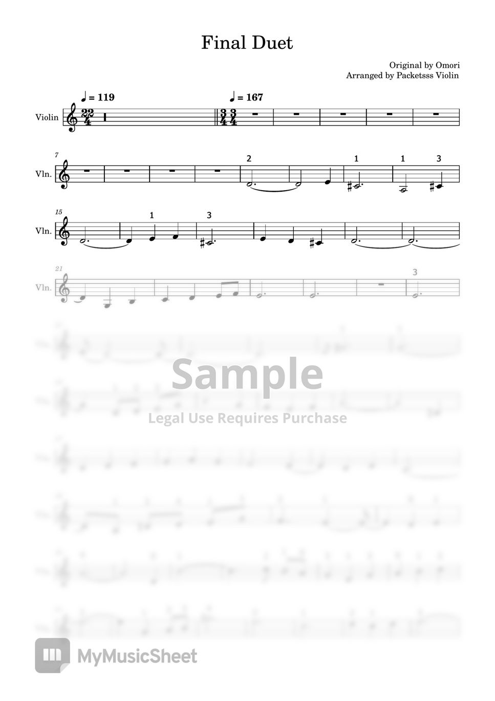 Music Theory Final Sheet music for Flute, Violin (Mixed Duet