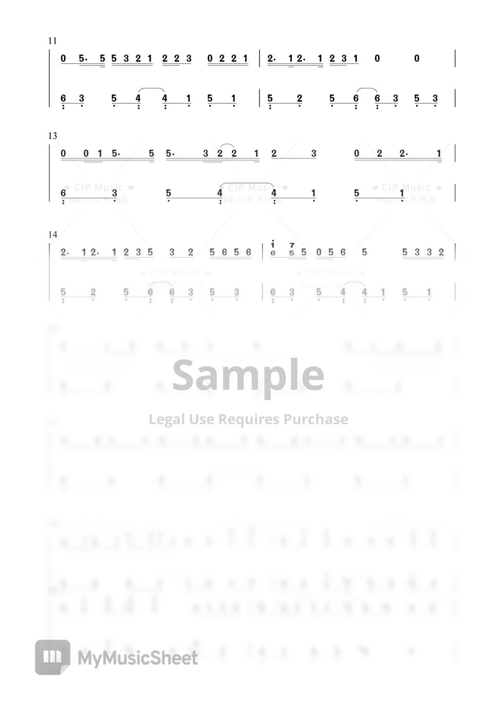 Teens In Time - Perfect Match Sheets by CIP Music