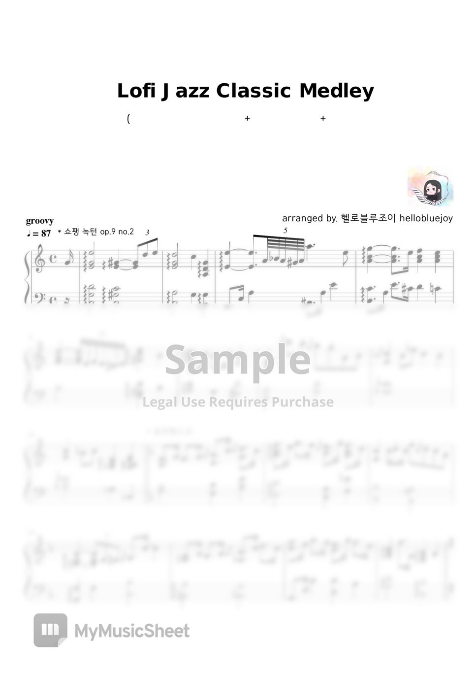 Chopin, A. Dvorak, Bach - Lofi Jazz Classic Medely (jazz ver.) by 헬로블루조이 hellobluejoy