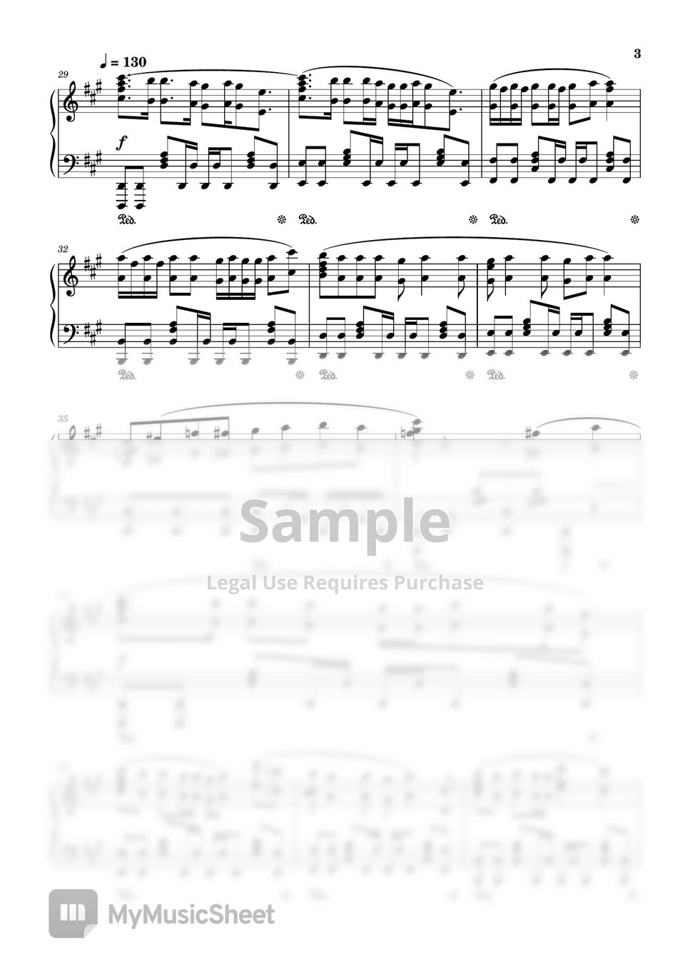Domestic na kanojo [Piano Version] Sheet music for Piano (Solo)