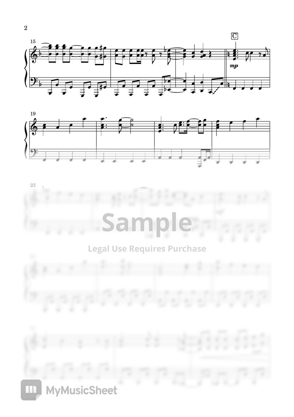 YOASOBI - 祝福 Sheets by tame channel