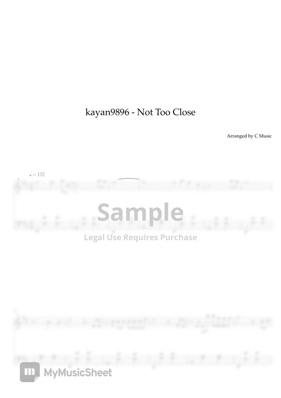 kayan9896-not-too-close-spartito-by-c-music