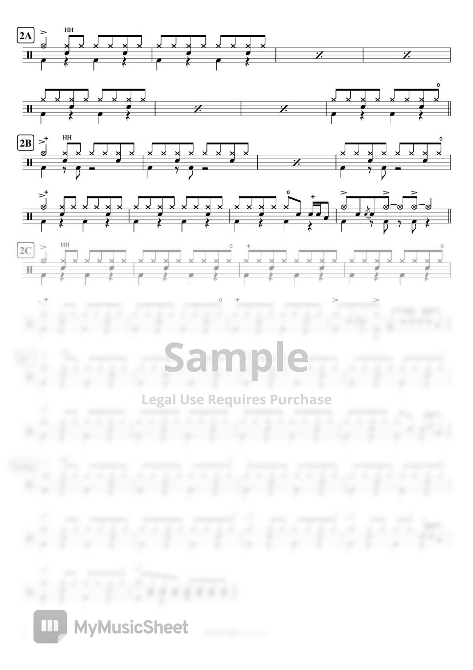 中山美穂 - 世界中の誰よりきっと by Cookai's J-pop Drum sheet music!!!