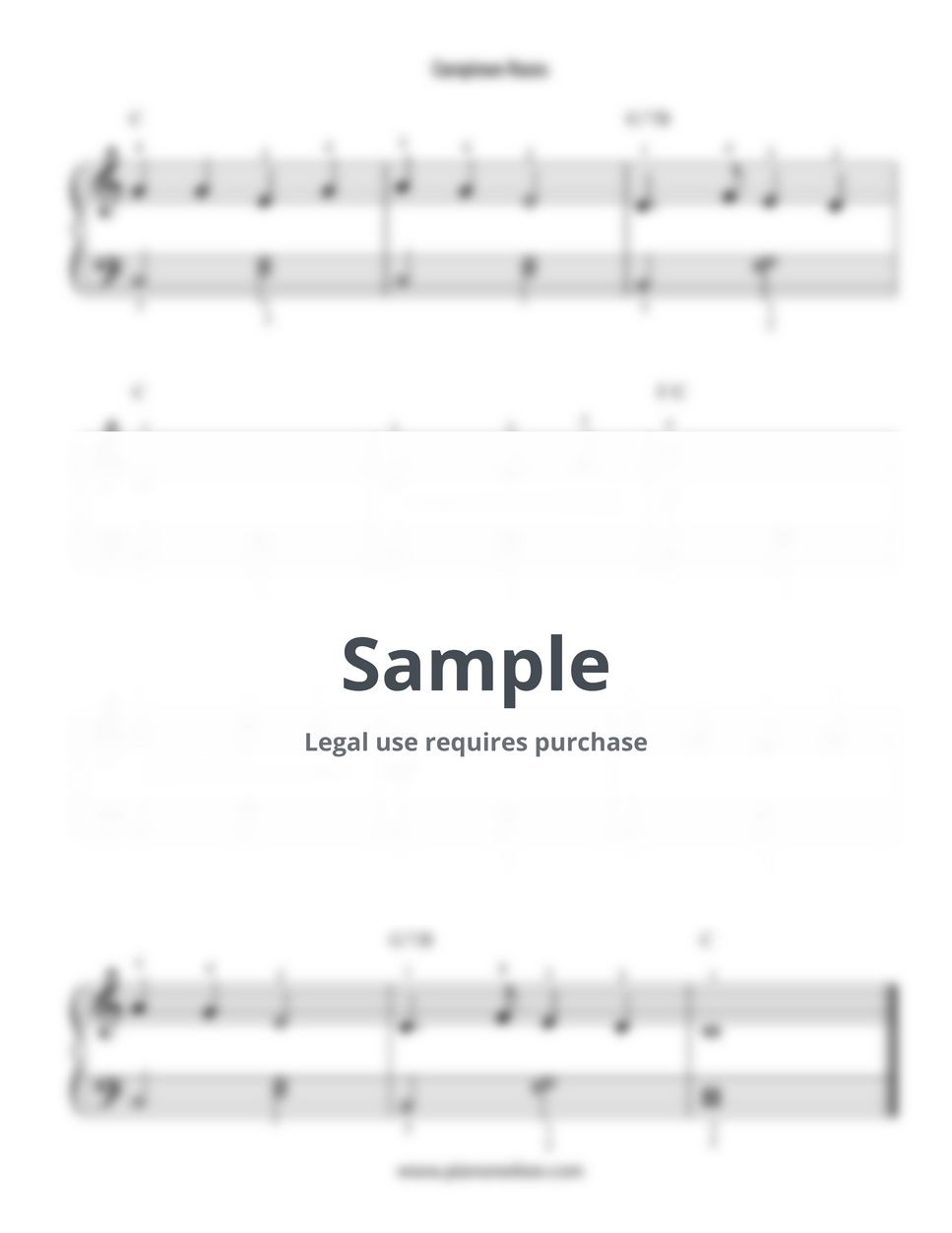 Stephen Foster - Camptown Races (Piano Solo) Sheets by Piano Notion