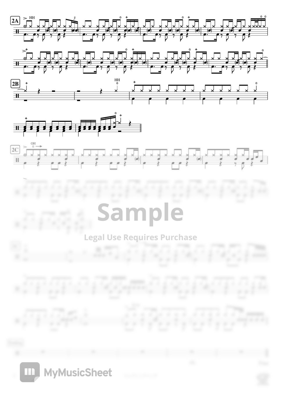 DISH// - ウェディングソング by Cookai's J-pop Drum sheet music!!!