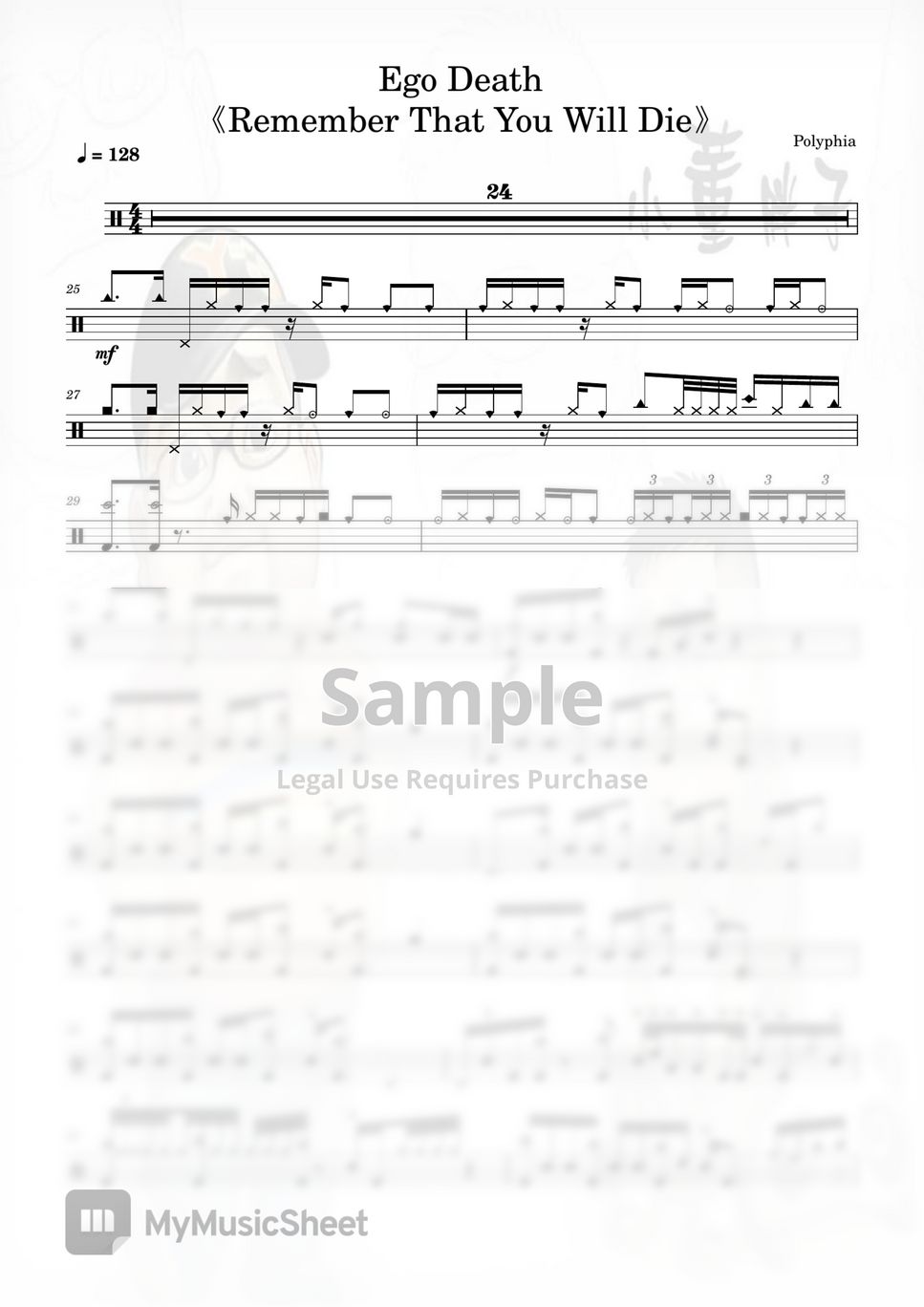 Polyphia ego death remember that you will die sheets by 