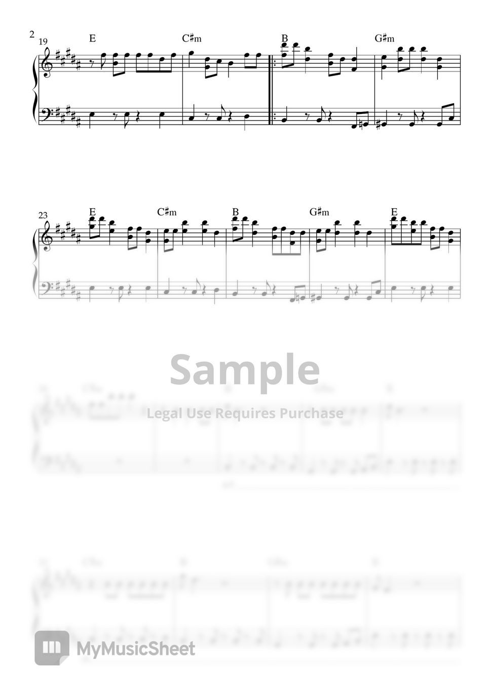 Zior Park CHRISTIAN (Kpop / Chords) Sheets by LamiPiano