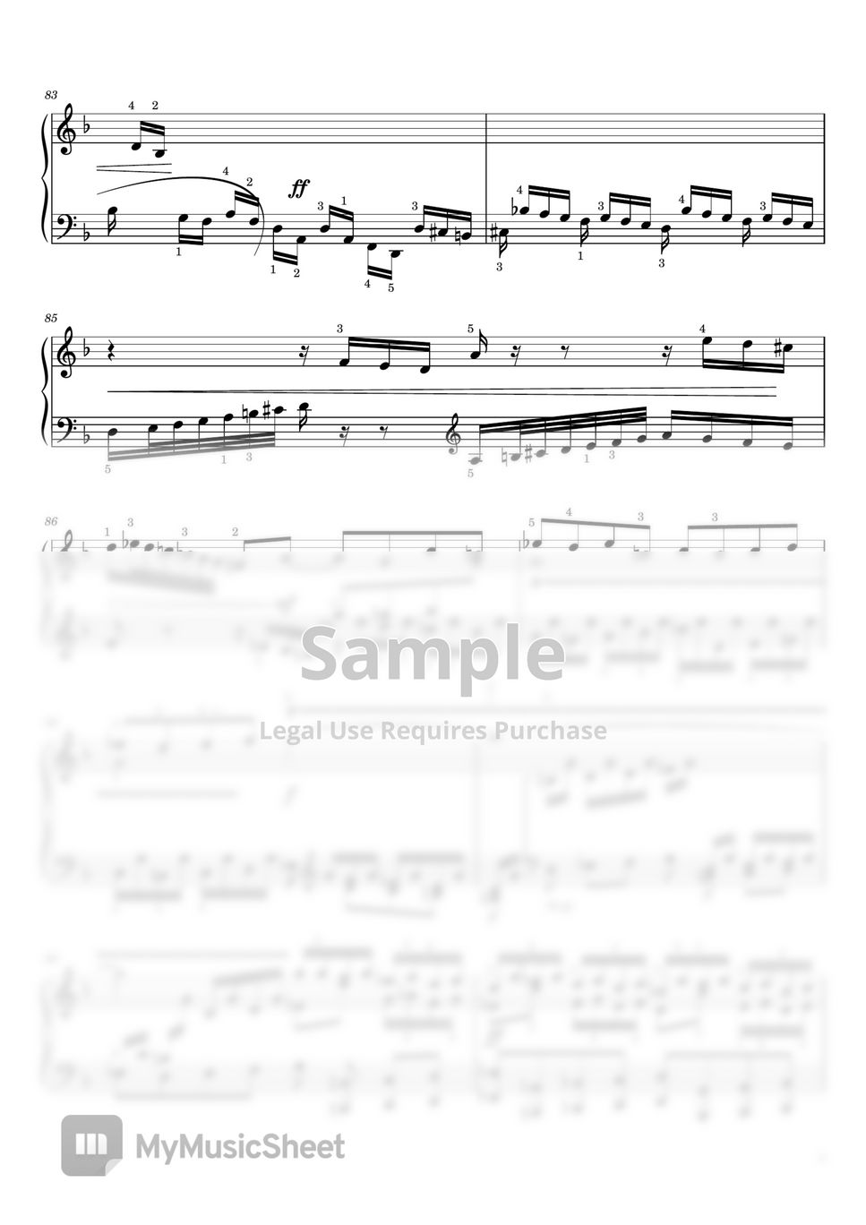 J.S.Bach - Toccata and Fugue in D Minor (BWV 565,J.S.Bach,Original Edition,With Fingering，《d小调托卡塔与赋格》BWV 565，原版带指法，巴赫) by poon