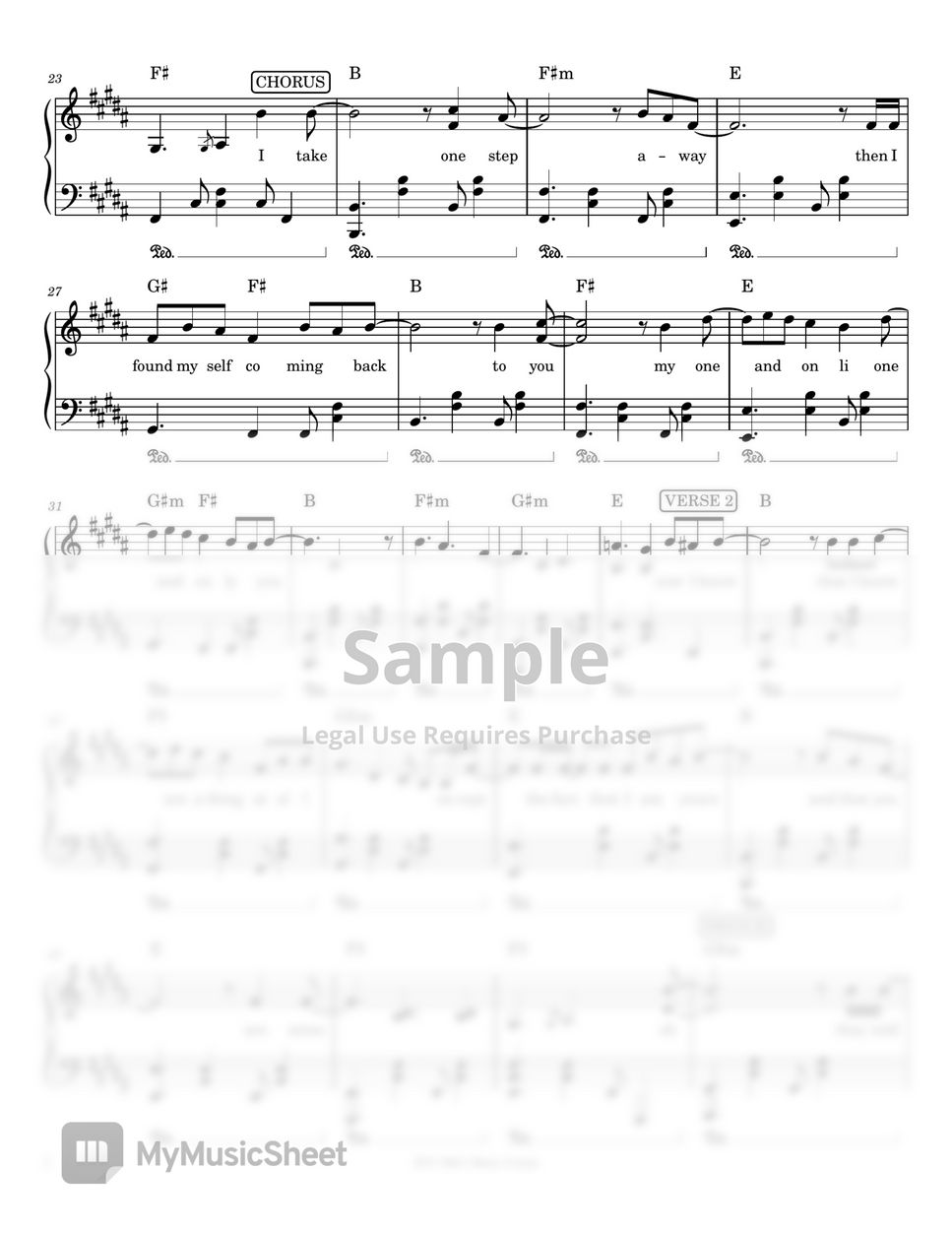 Parokya ni Edgar - Your Song (piano sheet music) Sheets by Mel's Music