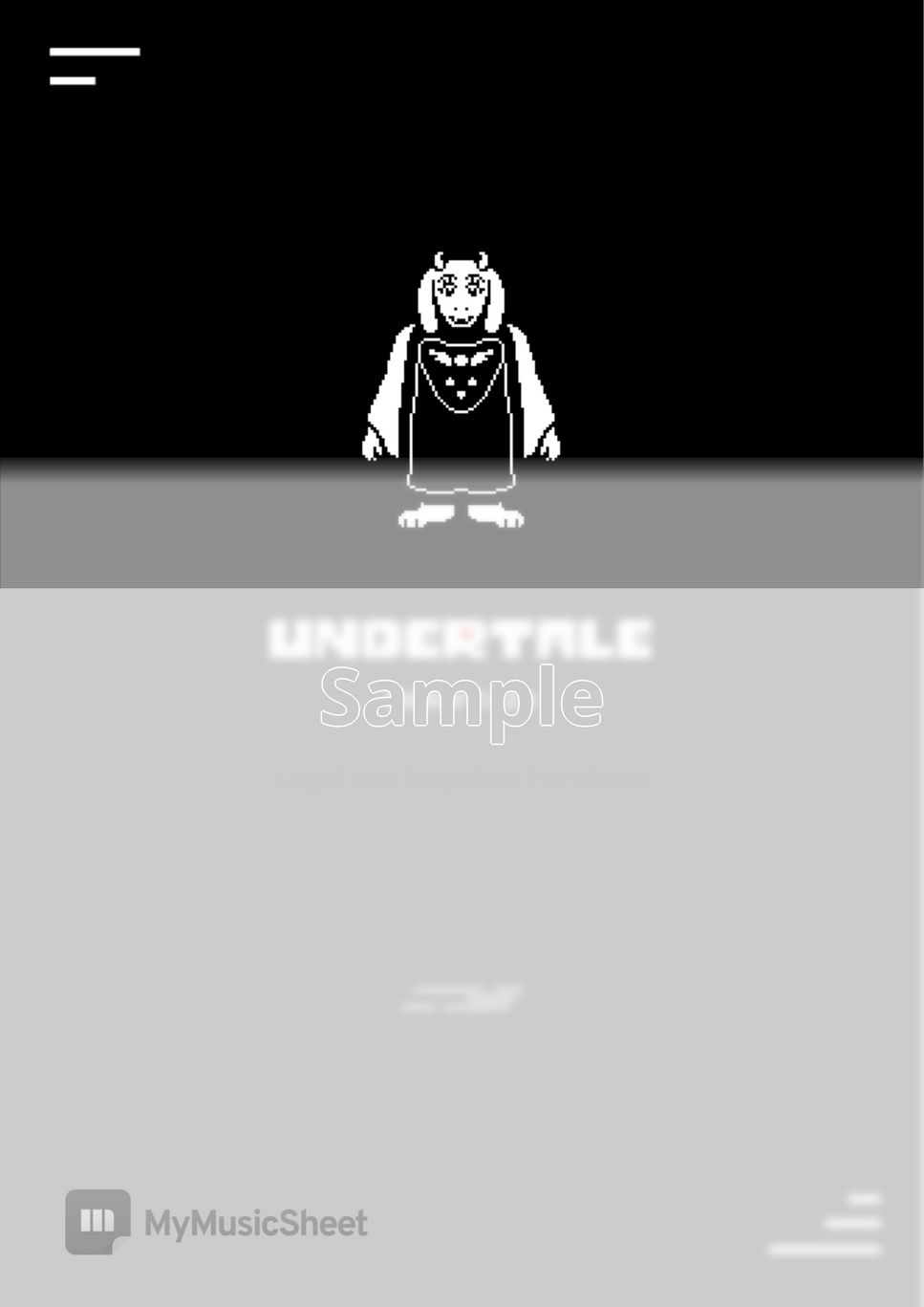 언더테일 (UNDERTALE) OST - Undertale (난이도 ★★★☆☆) by PianoBox