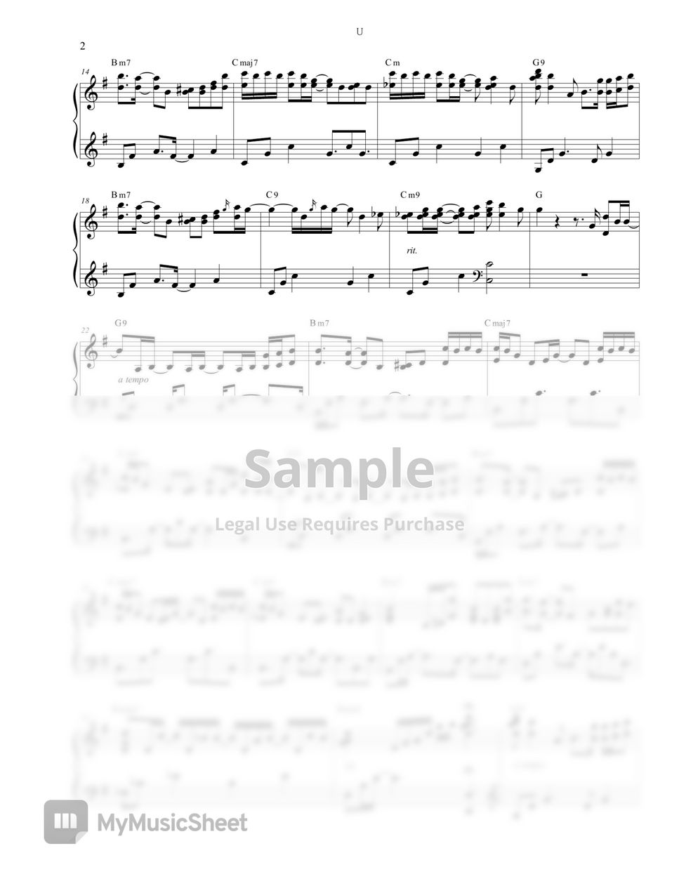 BAEKHYUN - U (Doom At Your Service OST) by Piano Hug