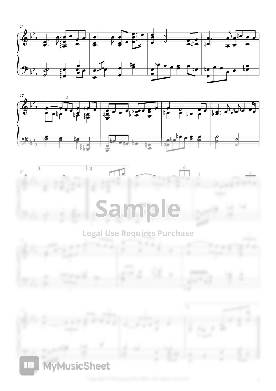 Hymn - Day By Day (Blott En Dag) (날마다 숨쉬는 순간마다) Sheets By Paul Kim