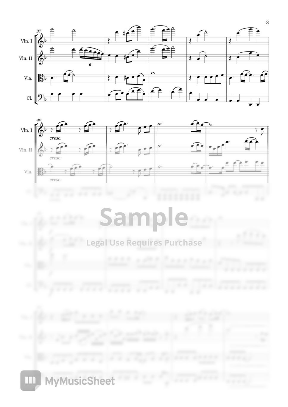 Go Shiina - Kamado Tanjiro no Uta (String Quartet) by Milzy